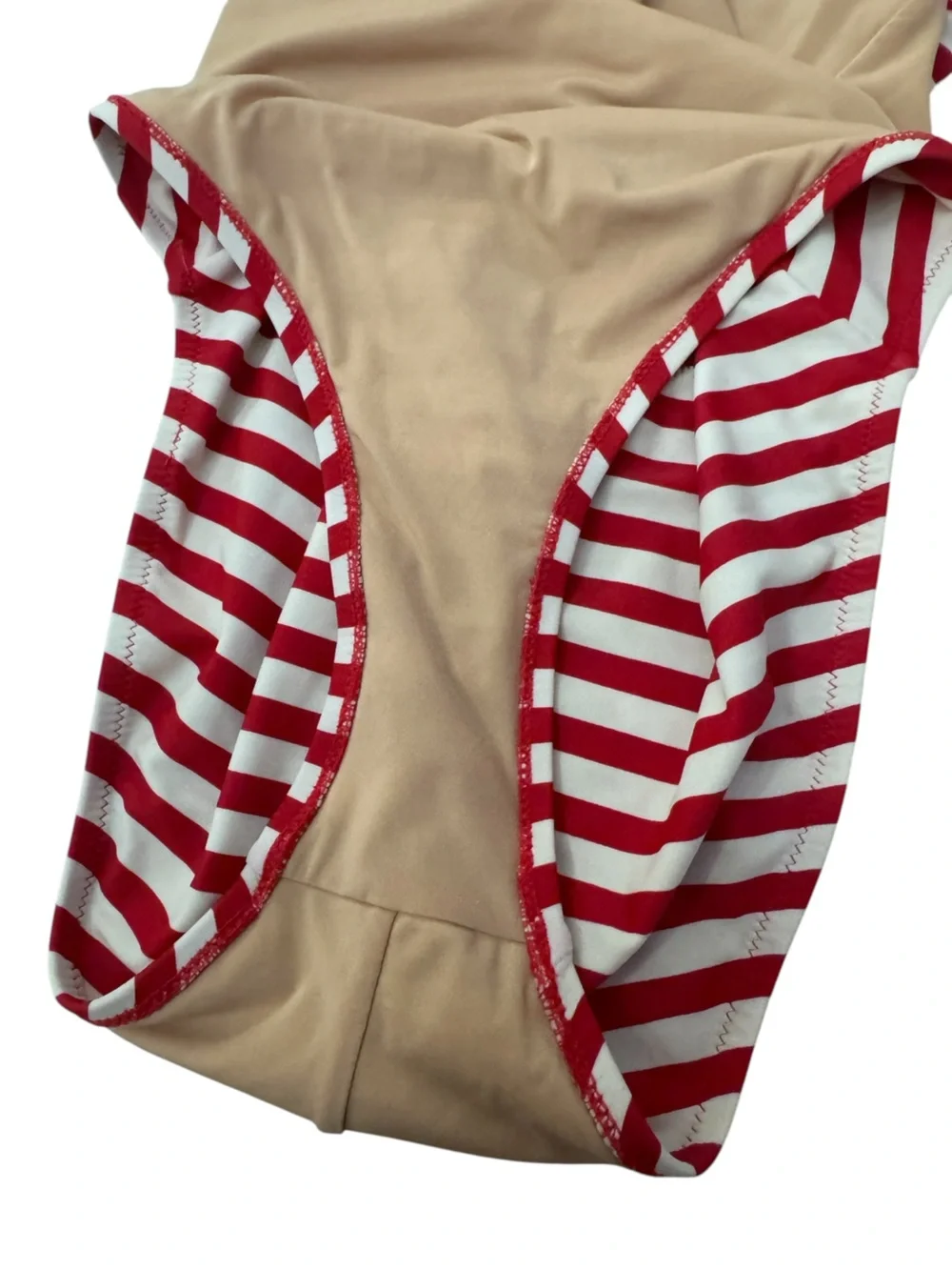J.Crew Open-Back Striped Short-Sleeve One-Piece Swimsuit 8